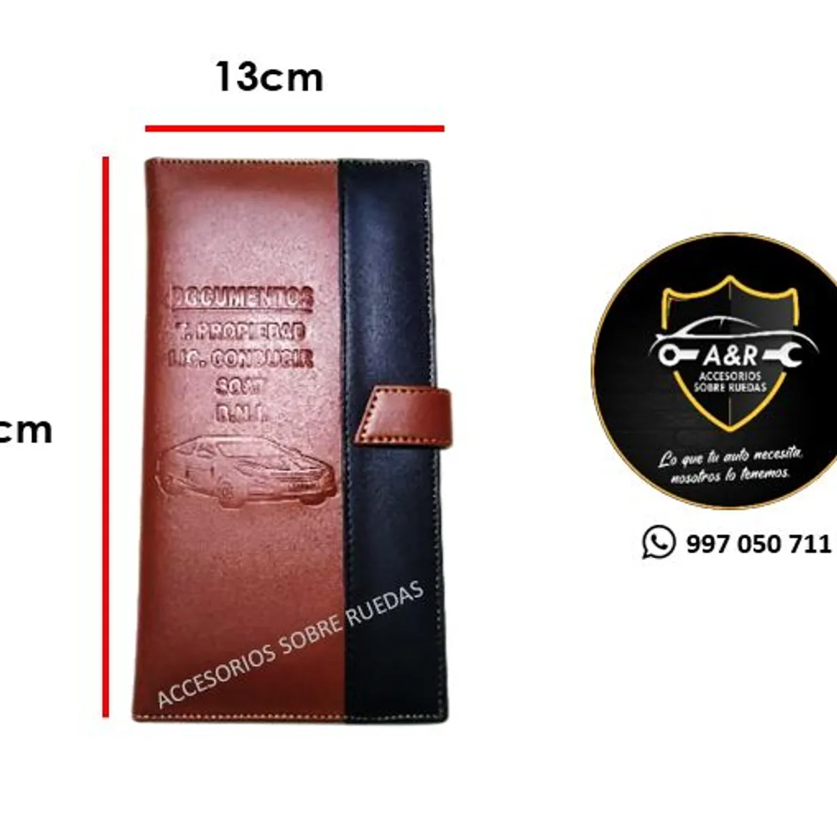 GENERICO - PORTADOCUMENTOS GRANDE PARA AUTOSCAMIONETAS