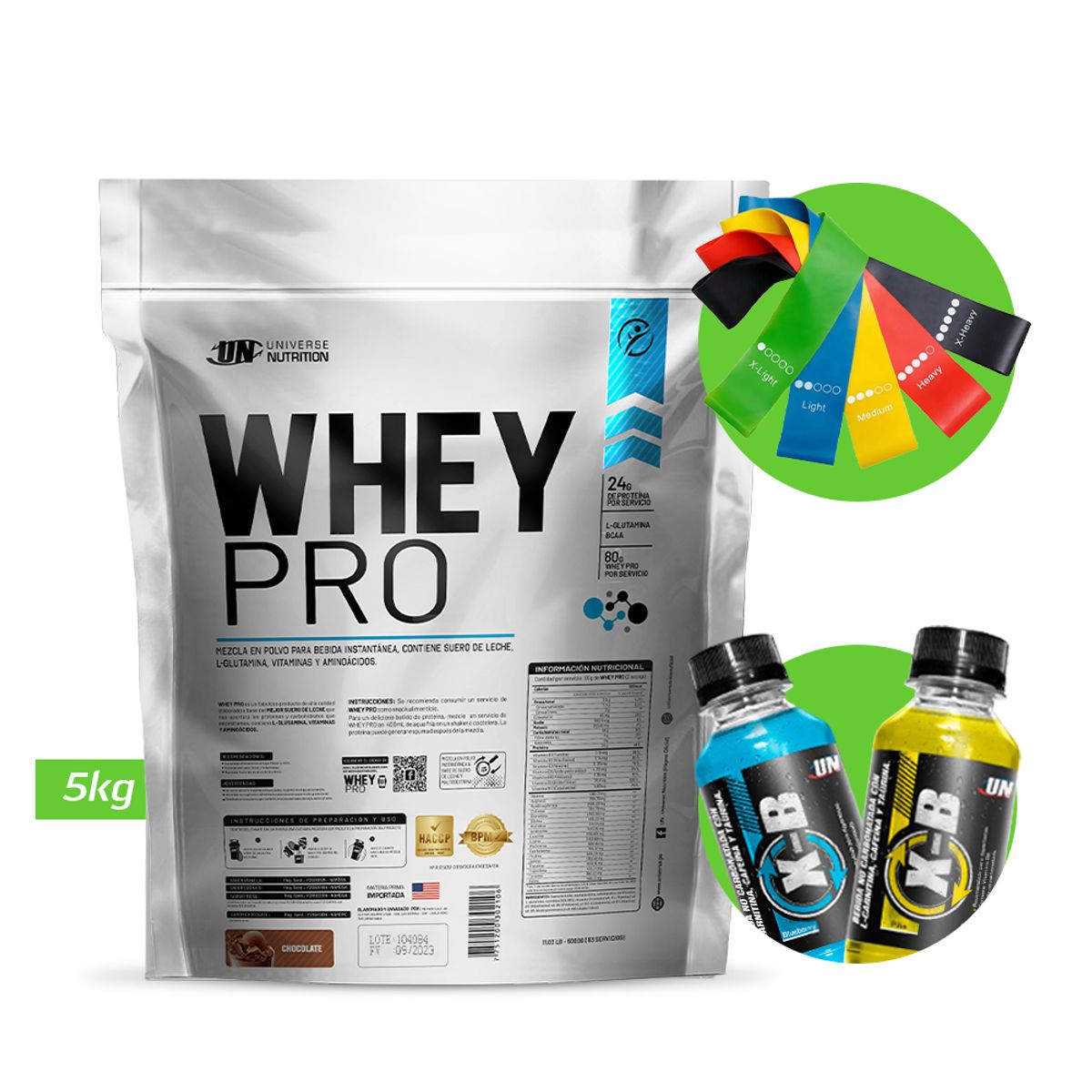 UNIVERSE NUTRITION - WHEY PRO 5KG PROTEÍNA UN CHOCOLATE  REGALO