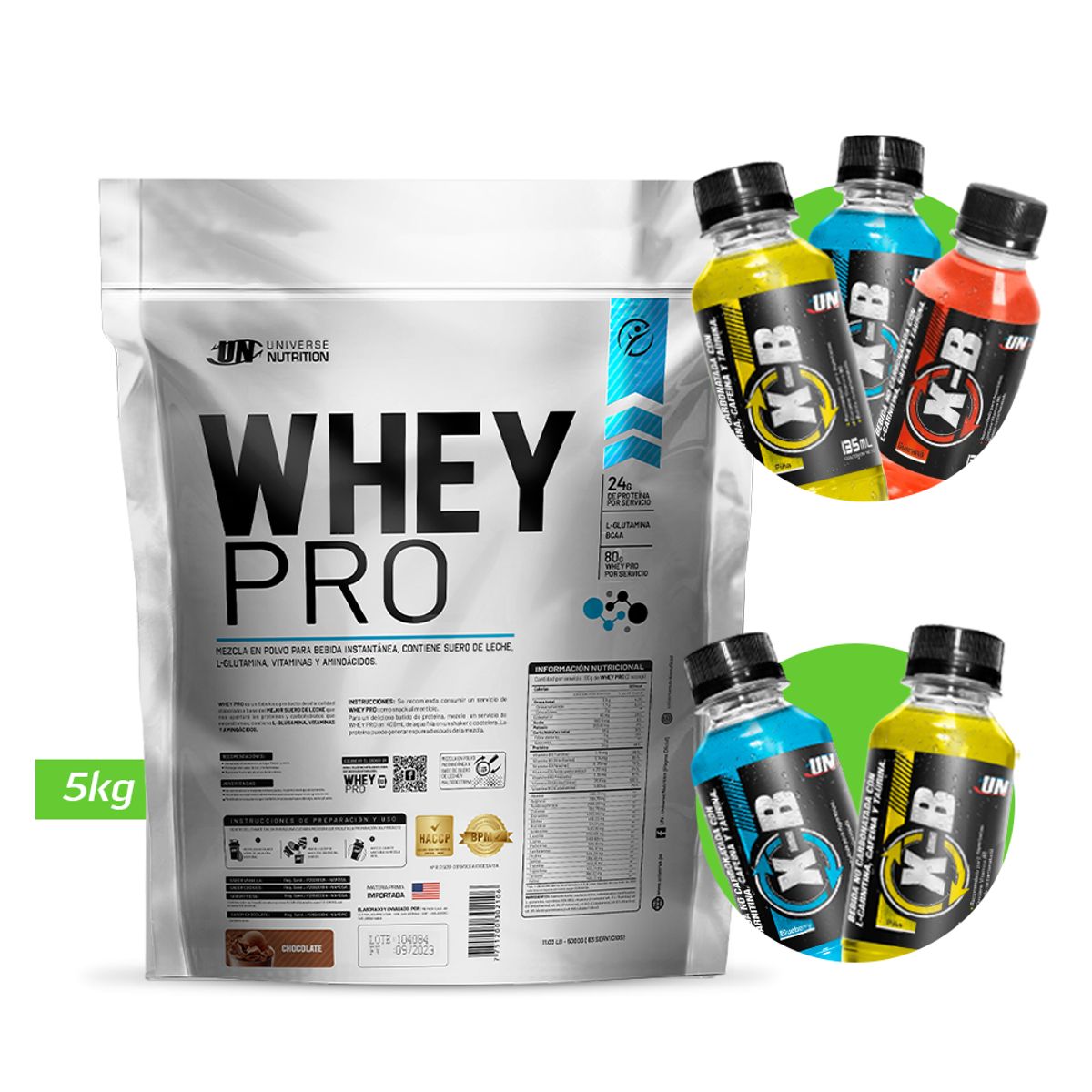 UNIVERSE NUTRITION - WHEY PRO 5KG PROTEÍNA UN CHOCOLATE  REGALO