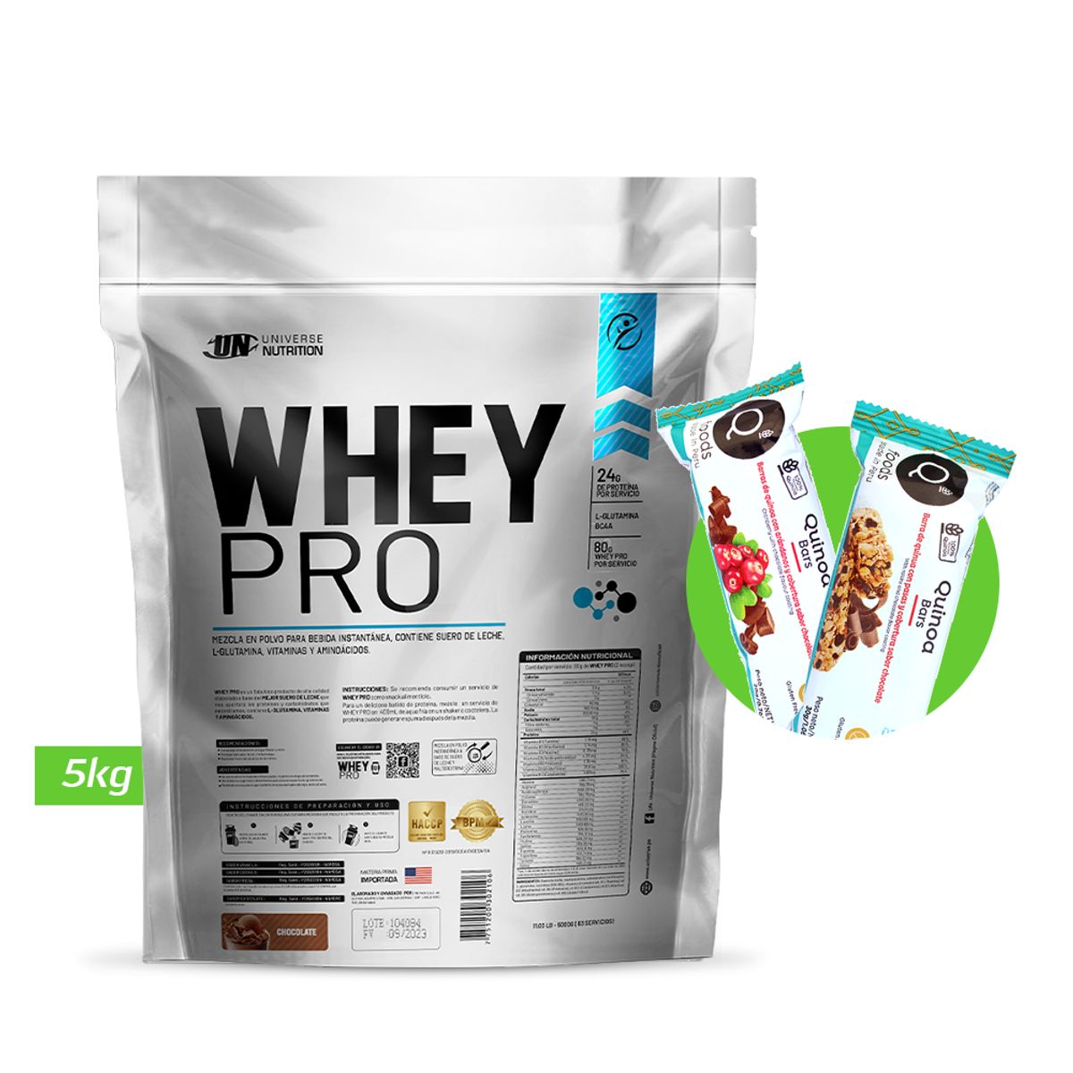 UNIVERSE NUTRITION - WHEY PRO 5KG PROTEÍNA UN CHOCOLATE  REGALO