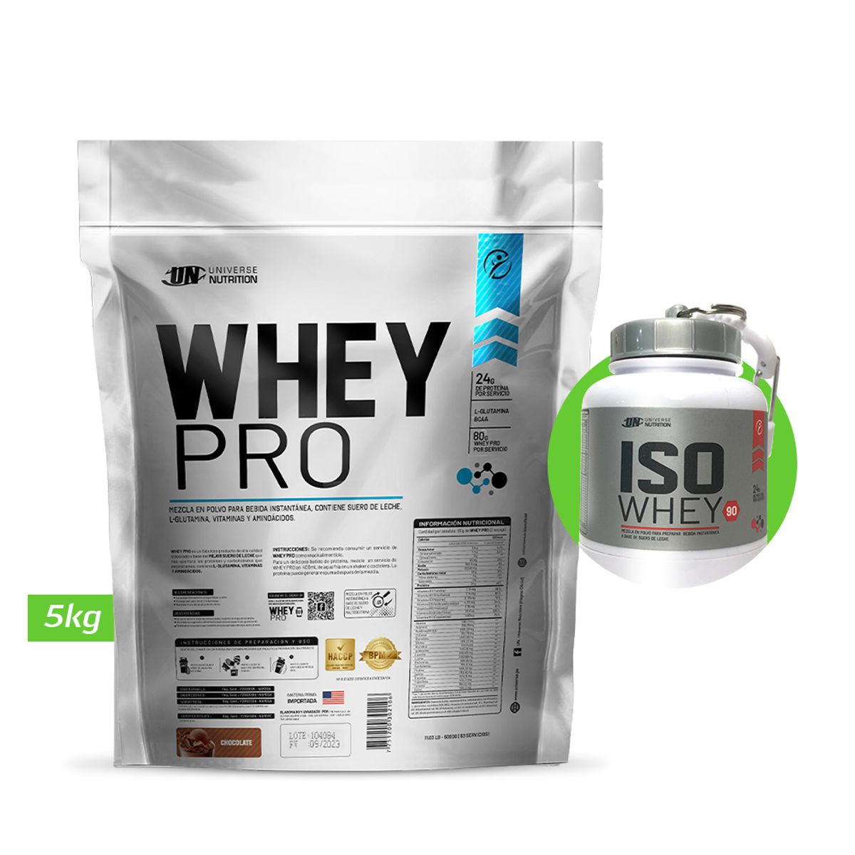 UNIVERSE NUTRITION - WHEY PRO 5KG PROTEÍNA UN CHOCOLATE  REGALO
