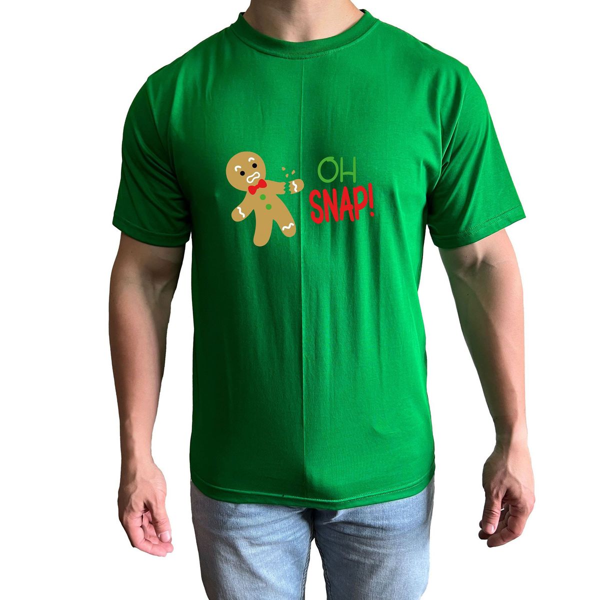 GENERICO - Polo Hombre manga corta diseño Galletita - Verde