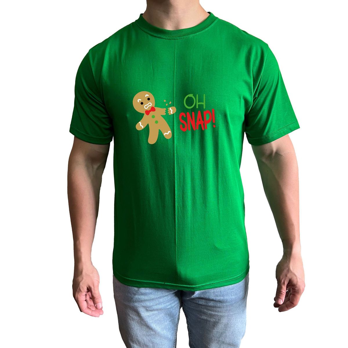 GENERICO - Polo Hombre manga corta diseño Galletita - Verde