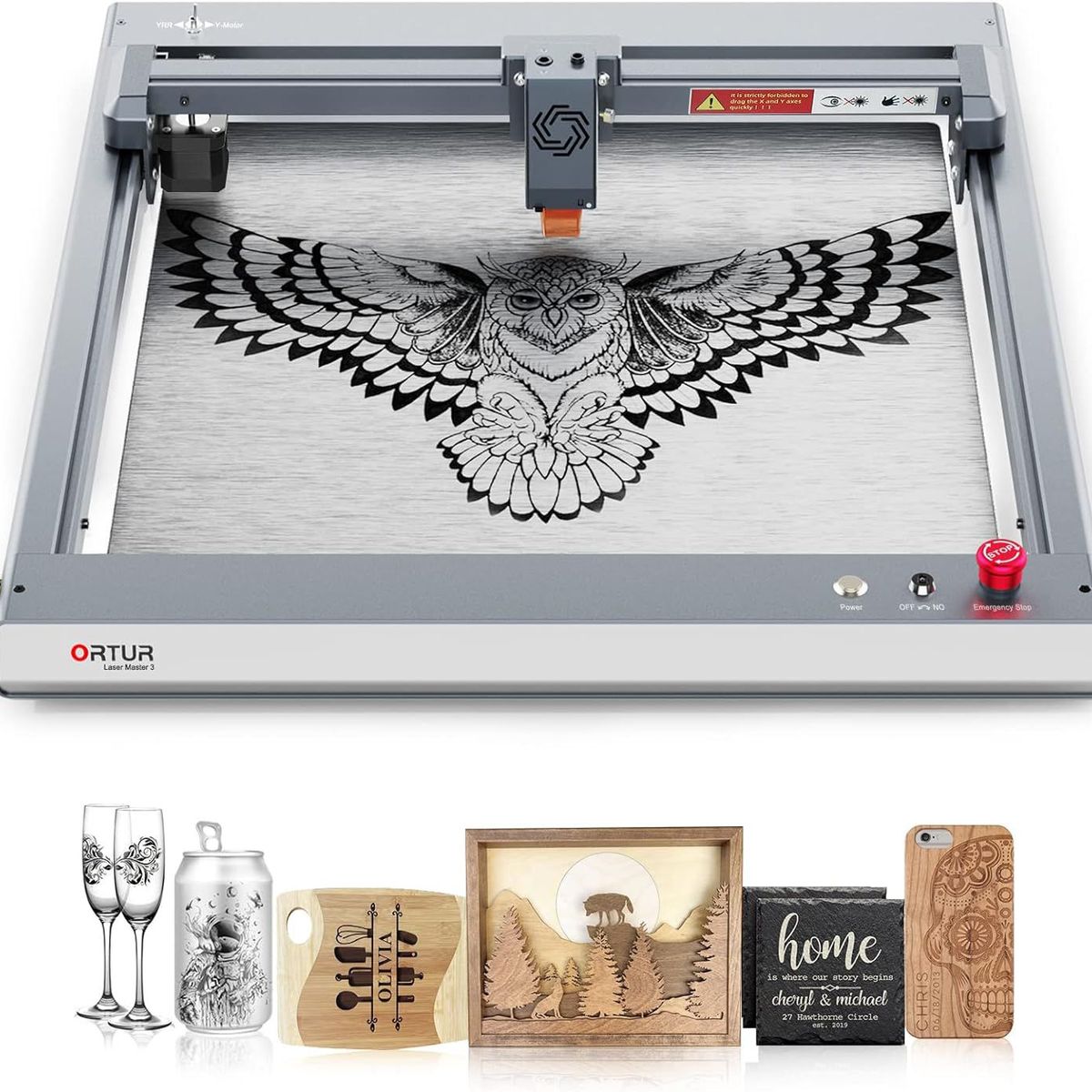 GENERICO - CORTADORA LASER ORTUR MASTER 3 WIFI INALAMBRICO