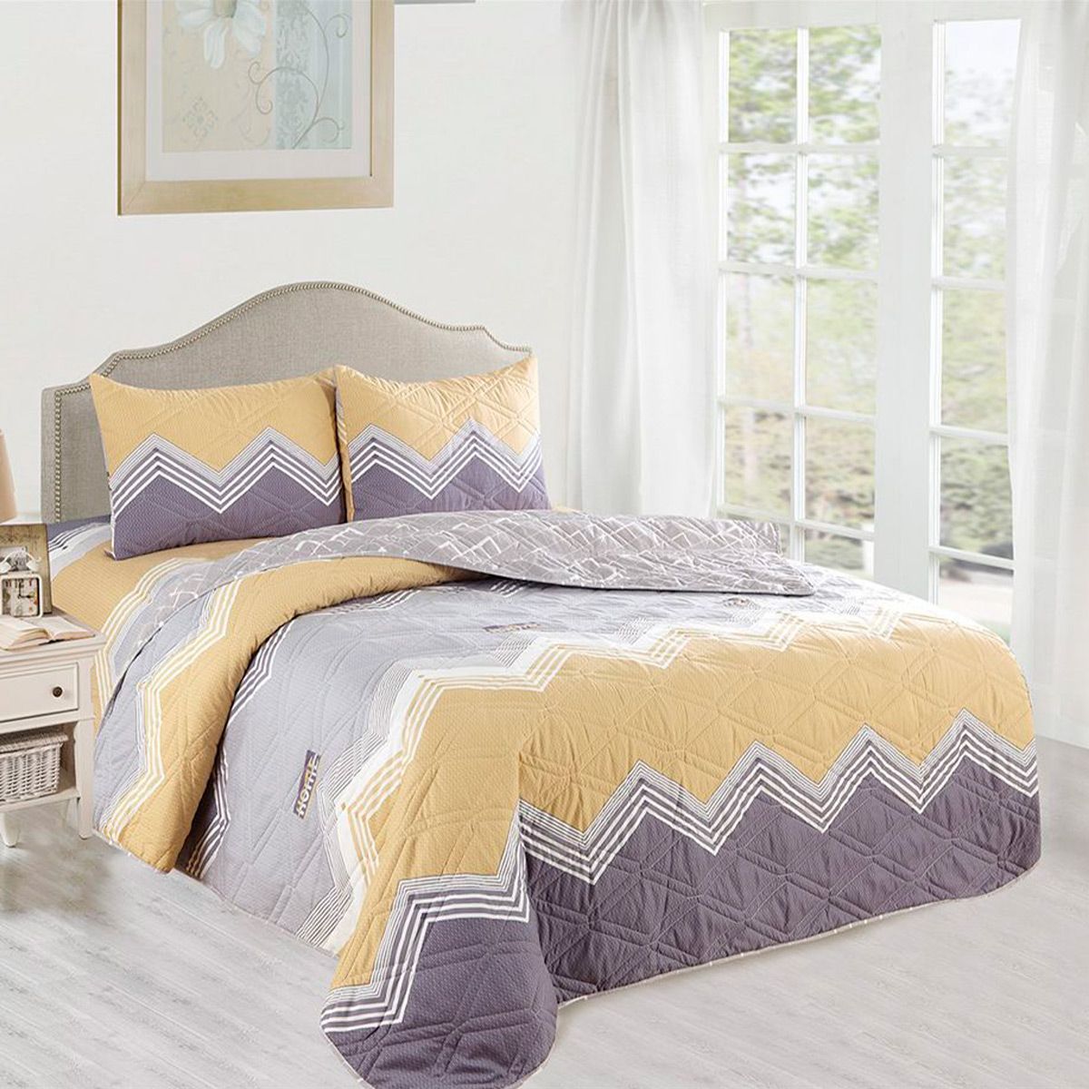 CASATEX - Cubrecama + Sábanas  2 Plazas - C04