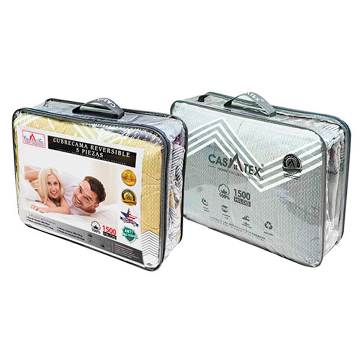 CASATEX - Cubrecama + Sábanas  2 Plazas - C04