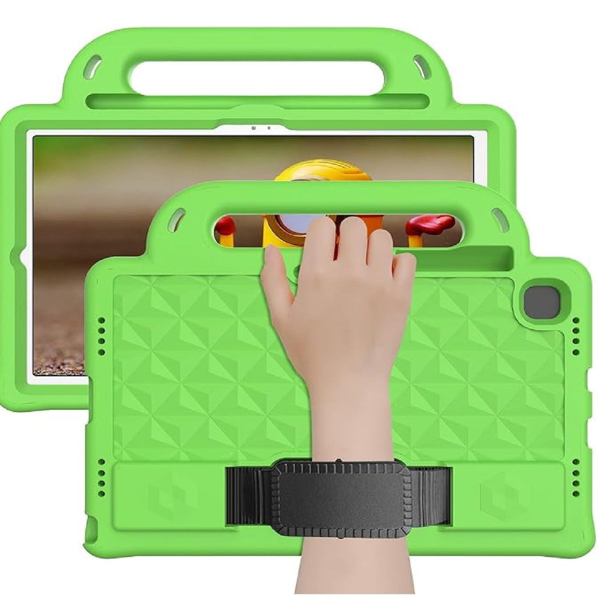 OTTOWARE - Funda para Tablet Modelo Maleta con Correa para Samsung S6 Verde
