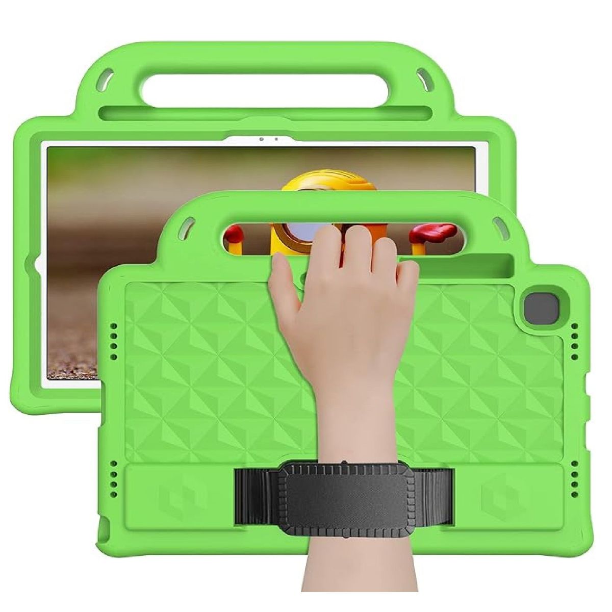 OTTOWARE - Funda para Tablet Modelo Maleta con Correa para Samsung S6 Verde