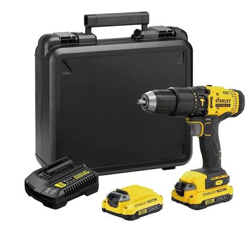 STANLEY - Taladro/Percutor 1/2" 20V SCD711C2K-B2