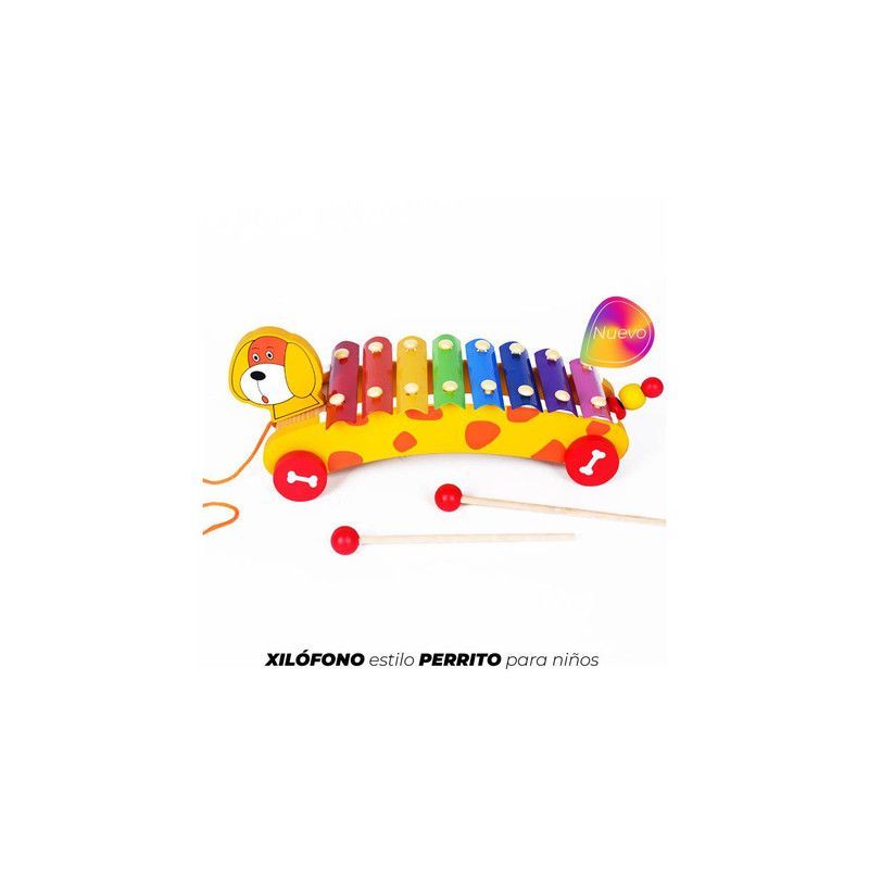 GENERICO - Juguete Didácticos ABC Xilófono Perruno
