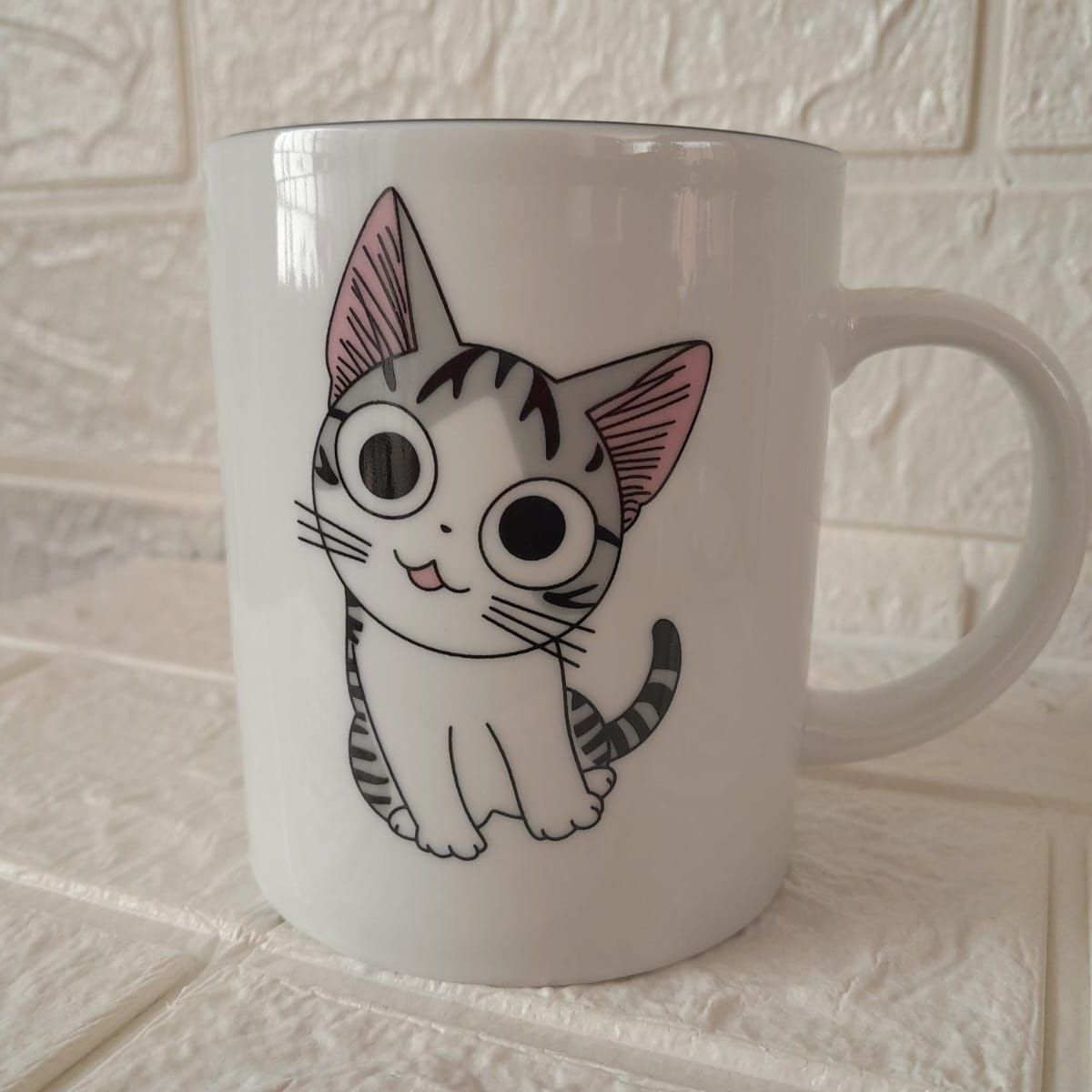 GENERICO - Taza Tematica De Ceramica Gatito Chizu Anime 250ml