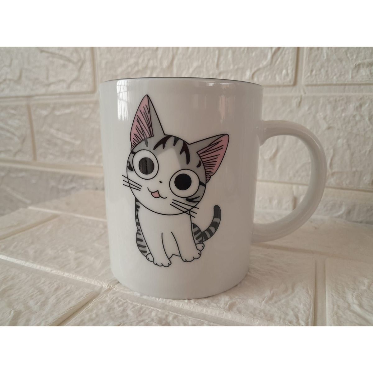 GENERICO - Taza Tematica De Ceramica Gatito Chizu Anime 250ml