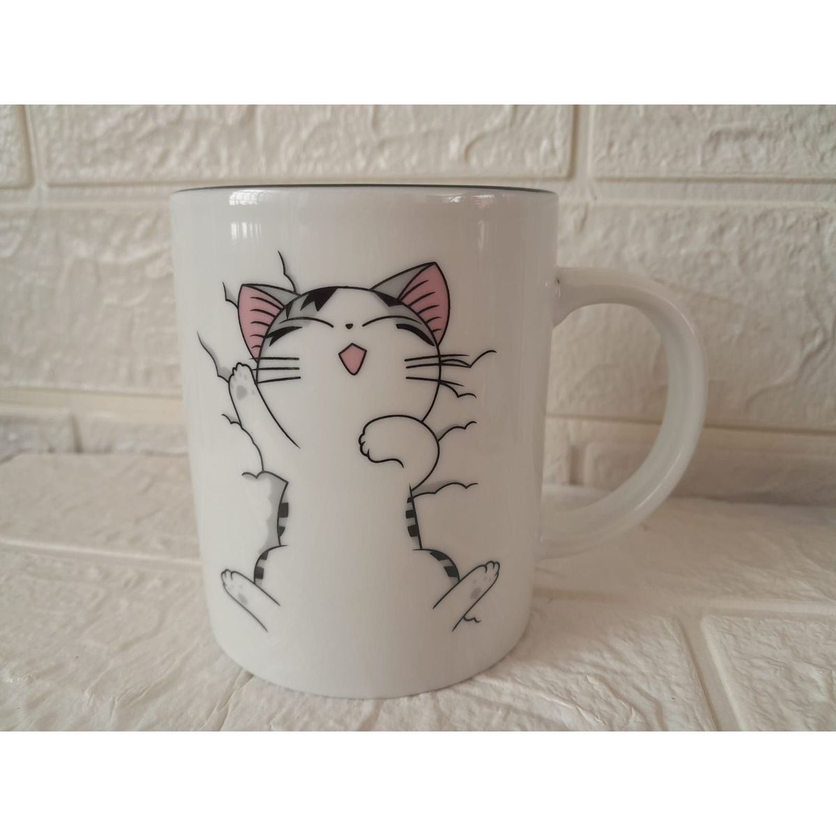 GENERICO - Taza Tematica De Ceramica Gatito Chizu Anime 250ml