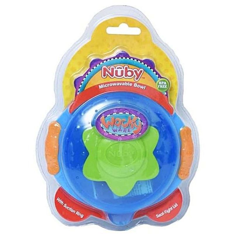 NUBY - PLATITO WACKY HONDO CON BASE A SUCCIÓN NUBY