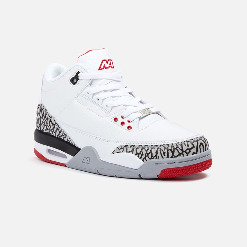 NEW ATHLETIC - ZAPATILLAS NEW ATHLETIC SKATEBOARDING FLATS24 BLANCO CON ROJO MUJER