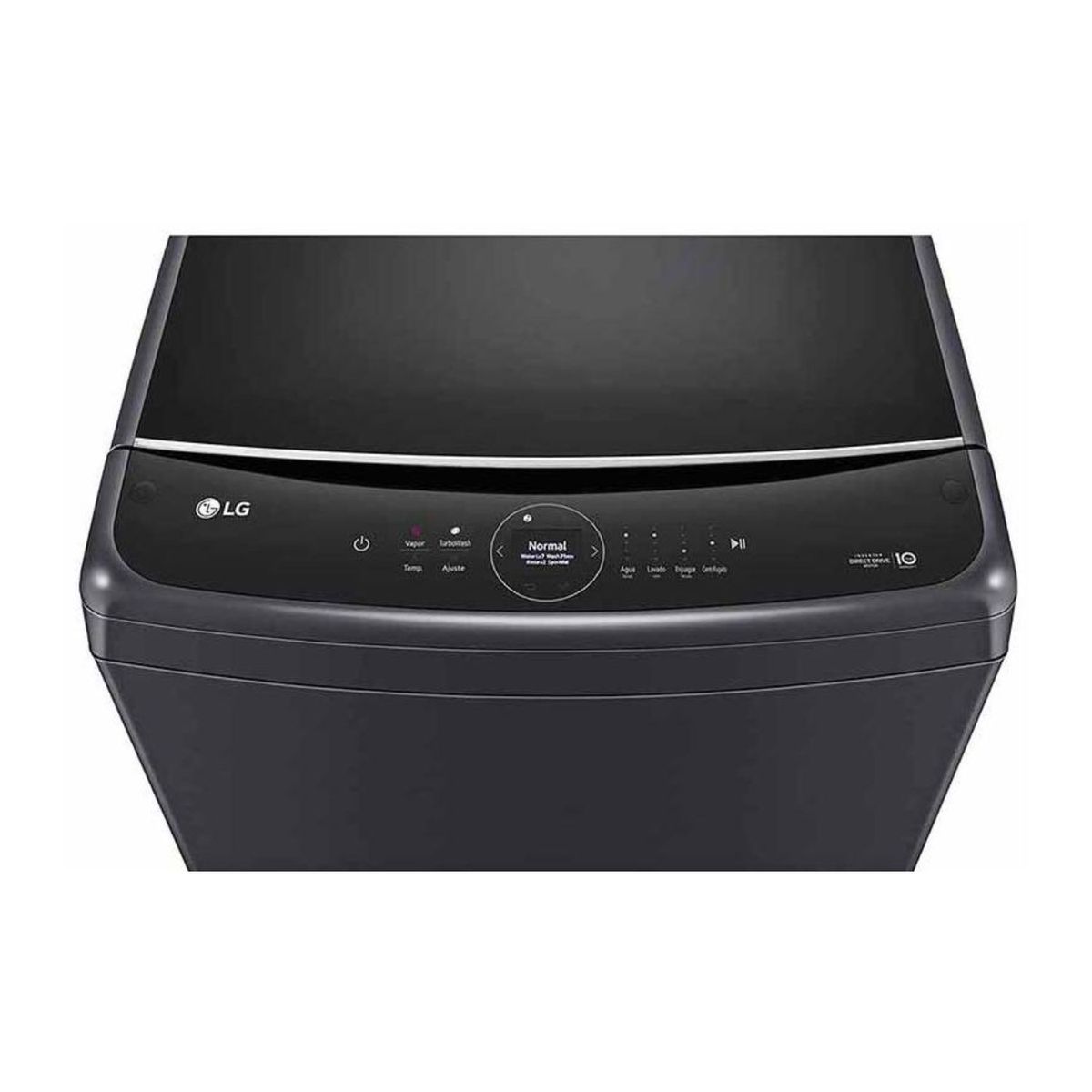 LG - Lavadora Lg WT23PBVS6 23Kg AI DD Carga Superior - Negro Plateado