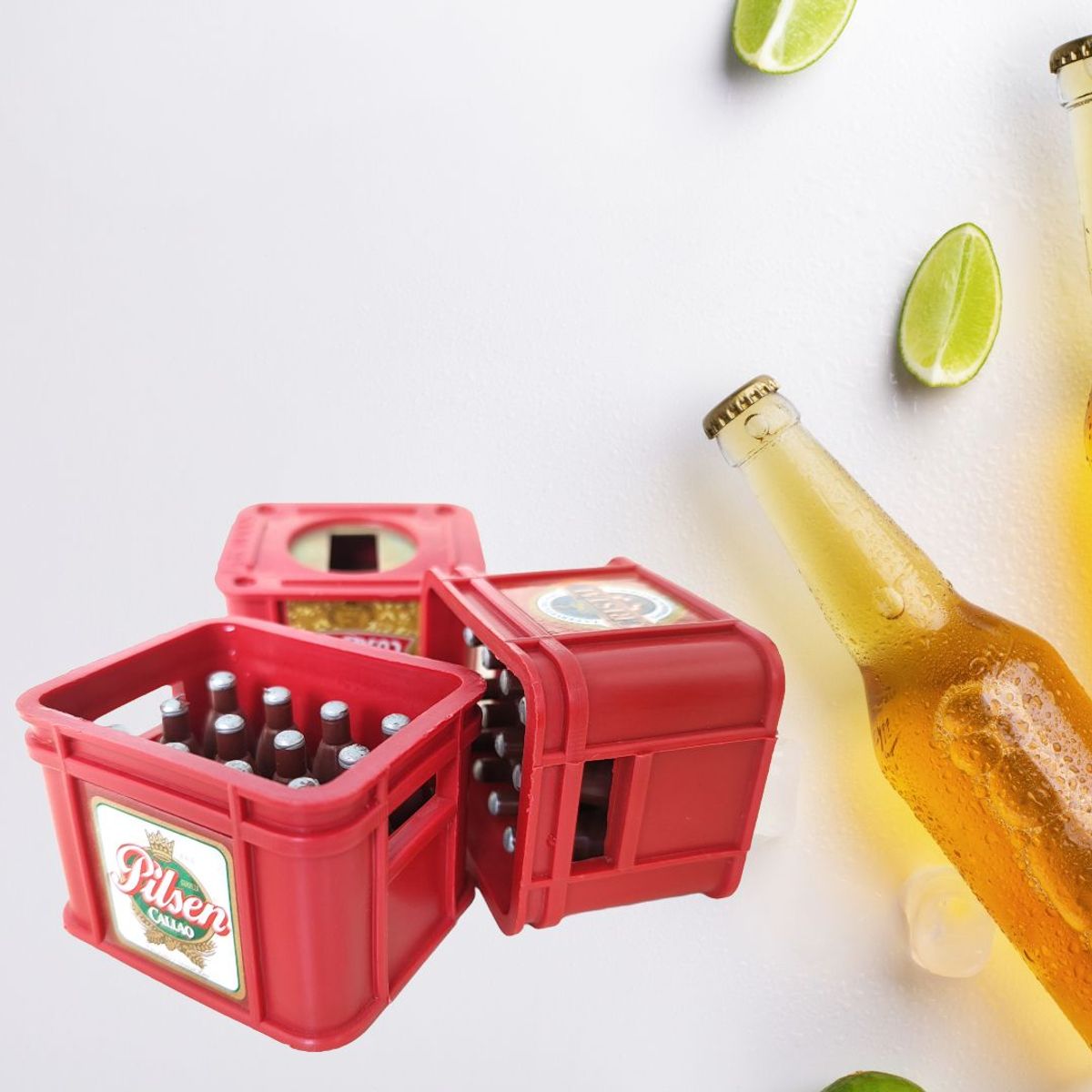 TODO FIT - Abridor Destapador de botellas en Forma de Caja de Cerveza