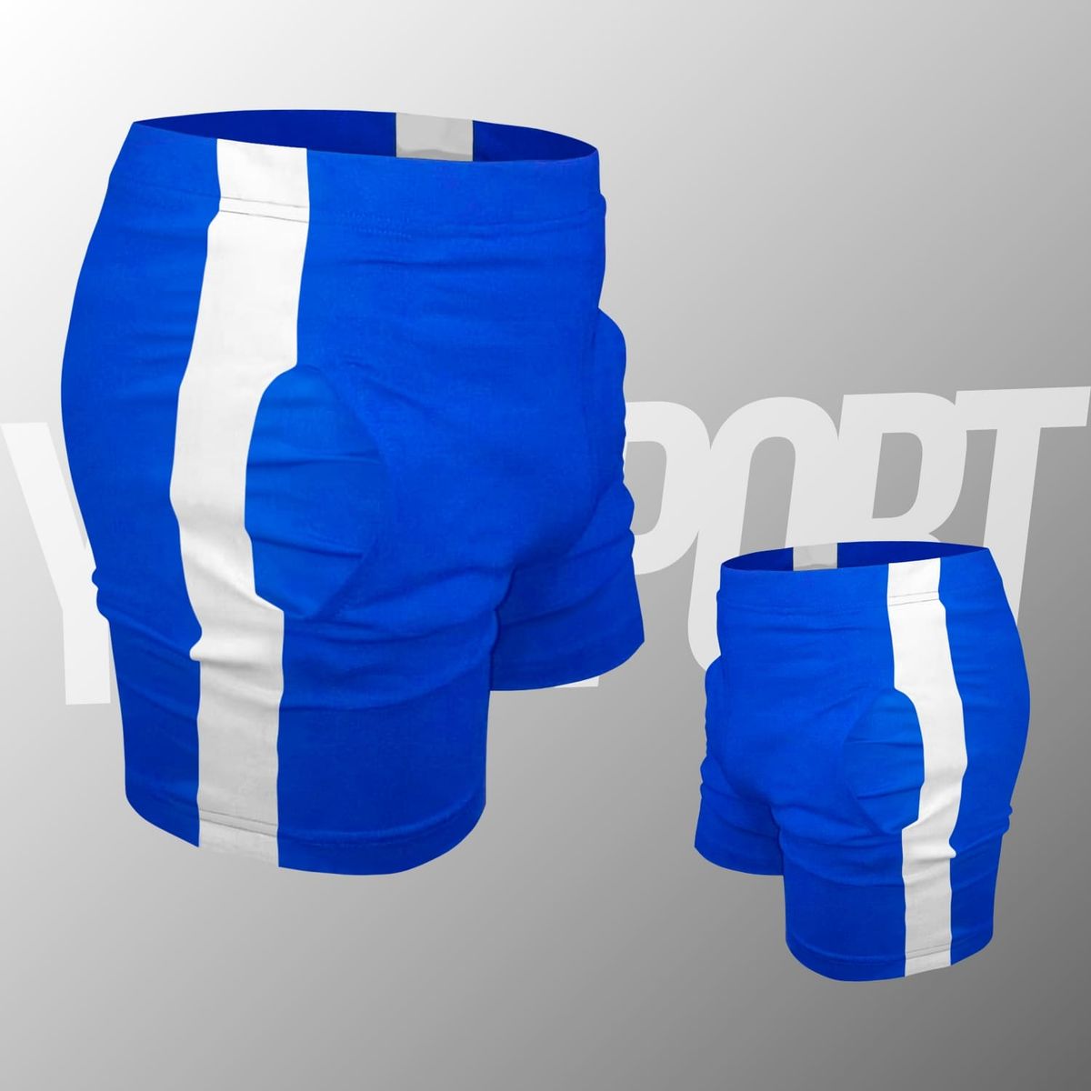 YML SPORT - Short de Entrenamiento Hombre - Short GYM Azul - YML SPORT