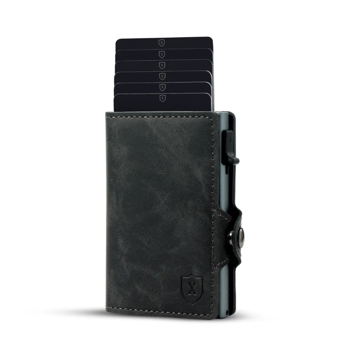 XCLUSIVE - Billetera Tarjetero Deluxe - Xclusive - Gris Oscuro / Talla única.
