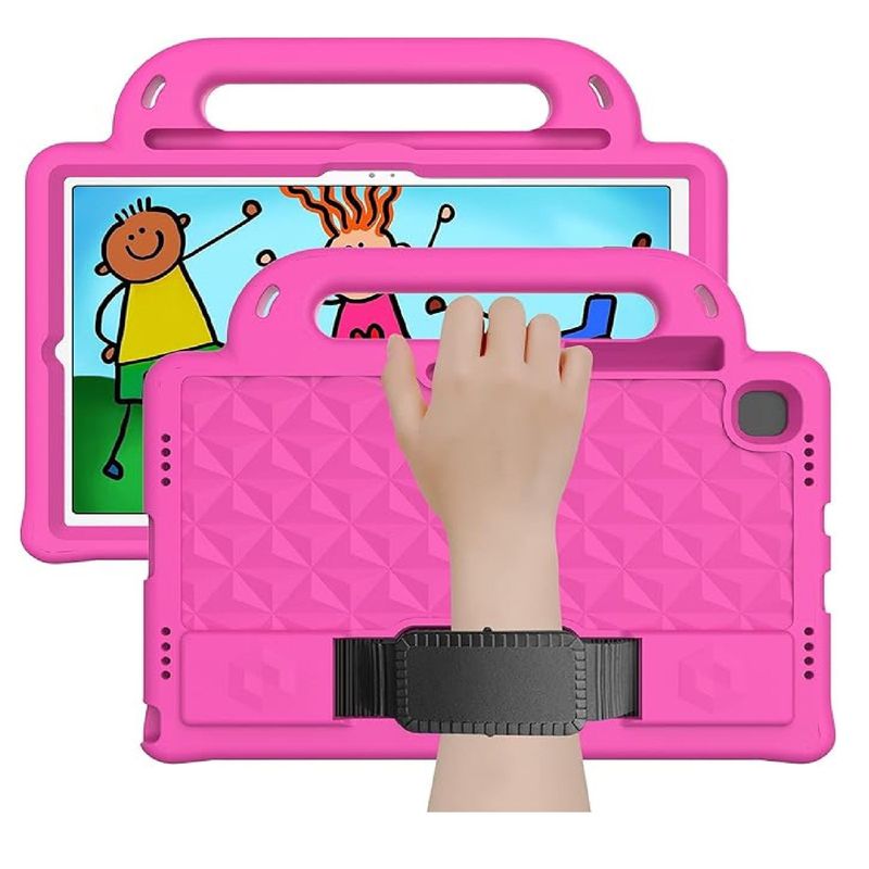 OTTOWARE - Funda Protector para Tablet Modelo Maleta con Correa para Samsung S6 Fucsia