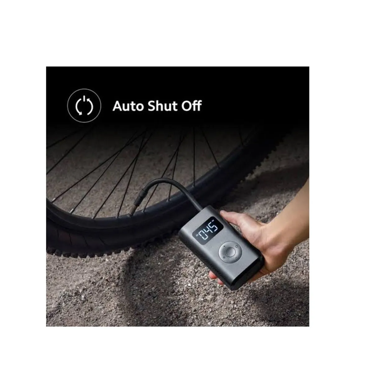 SEISA - Inflador de neumáticos portátil luz emergencia  AF-C03