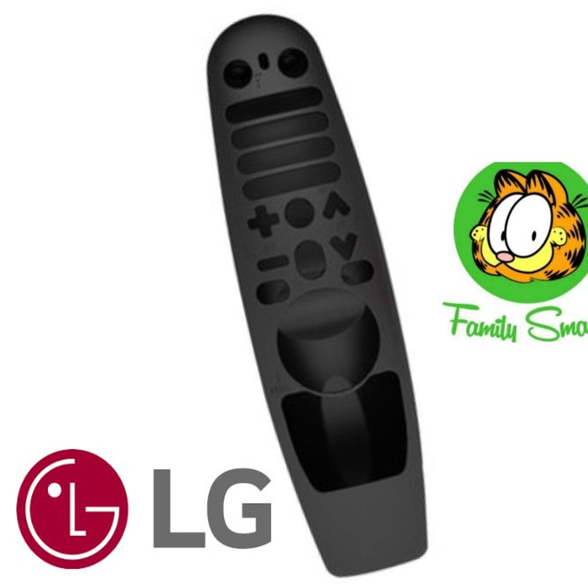 GENERICO - Funda de silicona para Control remoto LG Smart TV Magic Negro