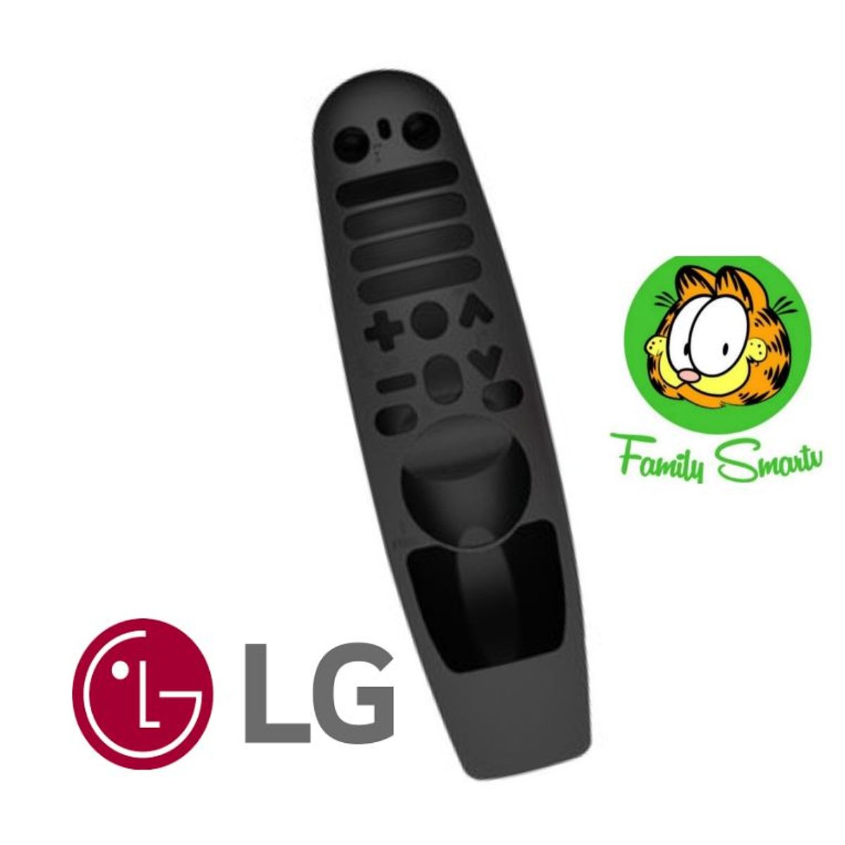 GENERICO - Funda de silicona para Control remoto LG Smart TV Magic Negro