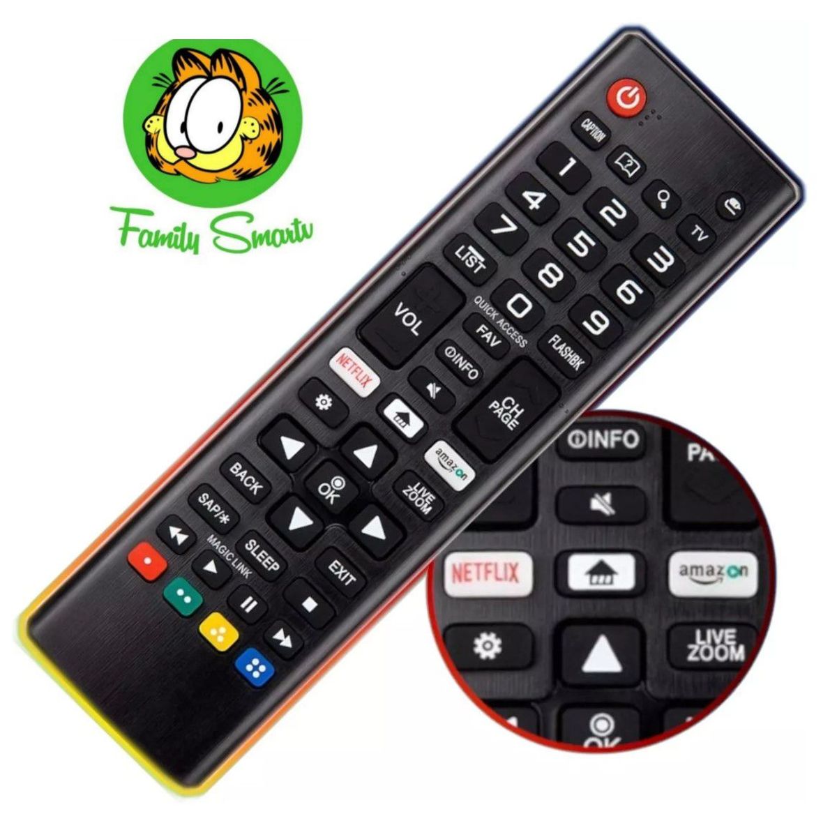 GENERICO - Control Remoto Generico para LG Led Smart tv 4k