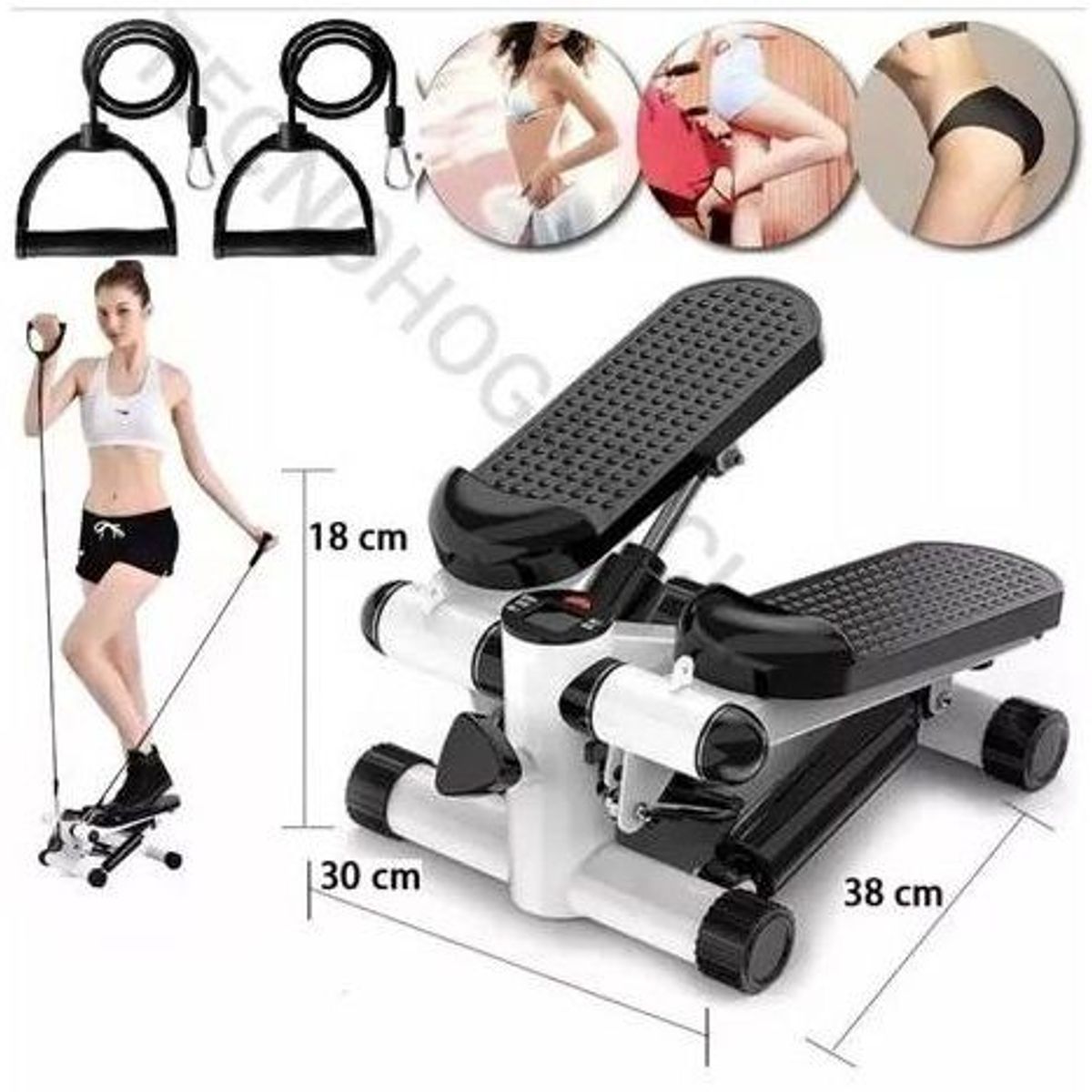 GENERICO - Maquina de ejercicios sube y baja con ligas