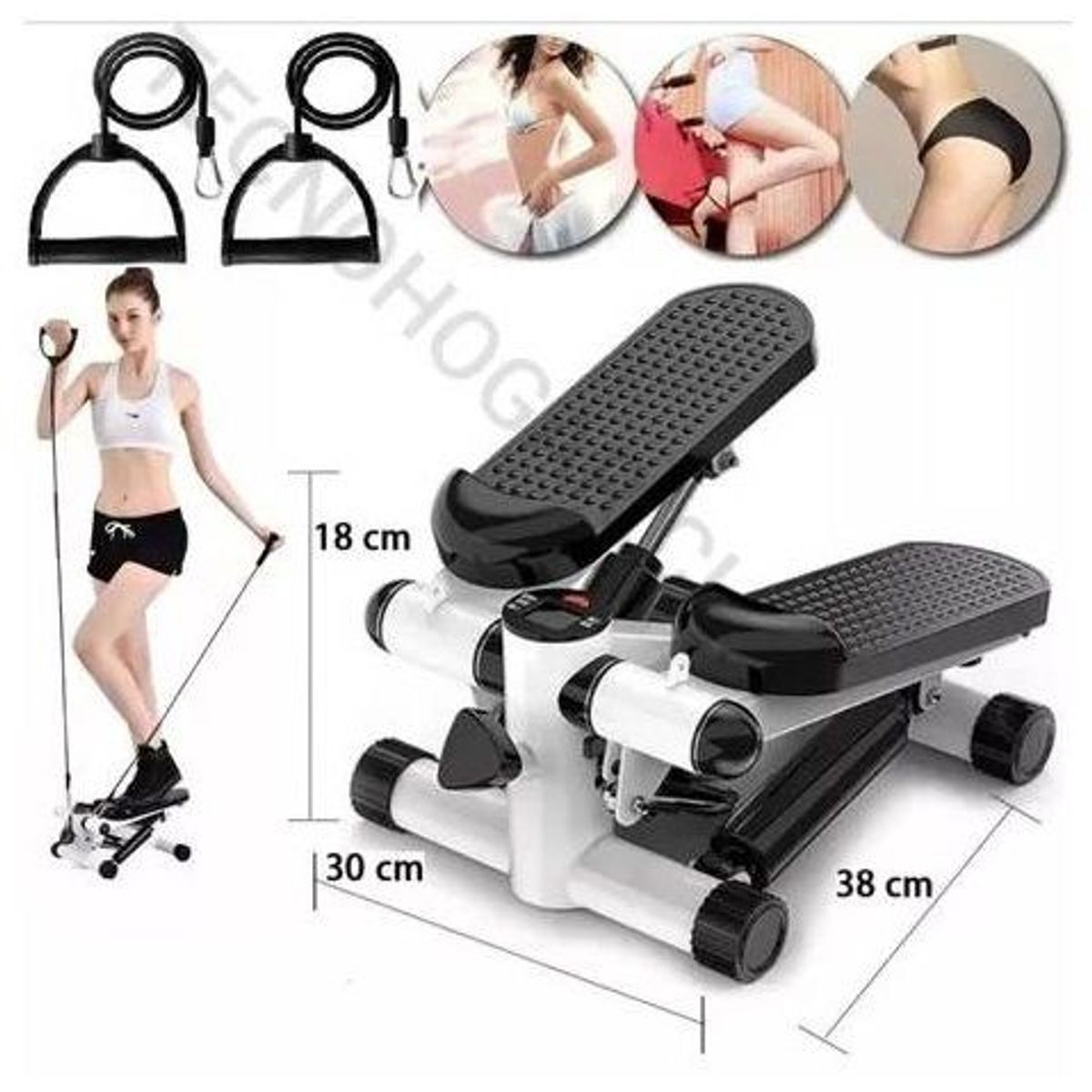 GENERICO - Maquina de ejercicios sube y baja con ligas