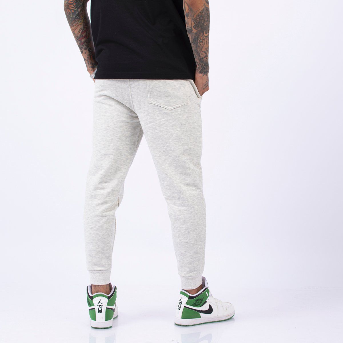 BHEVSK - Jogger hombre Zippo Melange