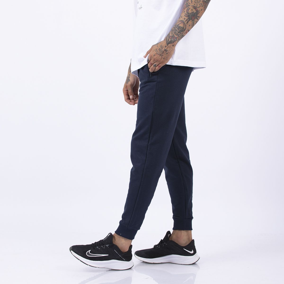 BHEVSK - Jogger hombre Zippo azul