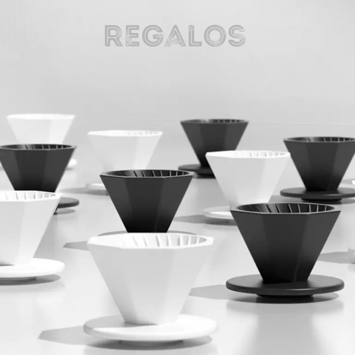 GENERICO - Kit cafetero 6 Decanter - Dripper - Tetera