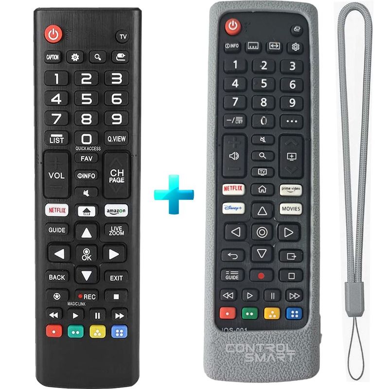 GENERICO - Control Remoto Compatible Para Tv LG  +  Funda Ploma