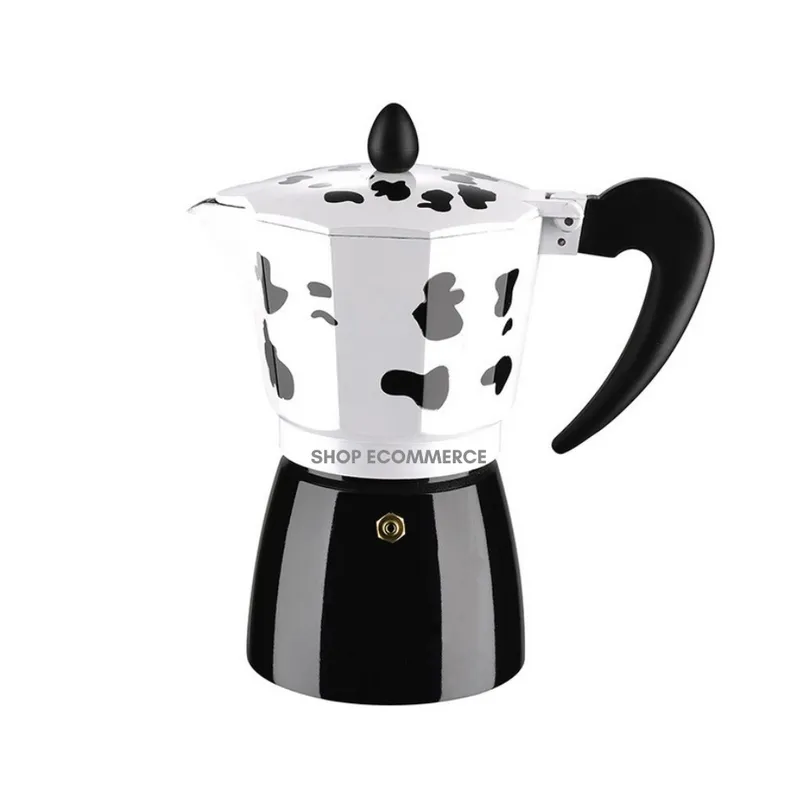 GENERICO - Cafetera moka italiana la vaca lola 6 tz