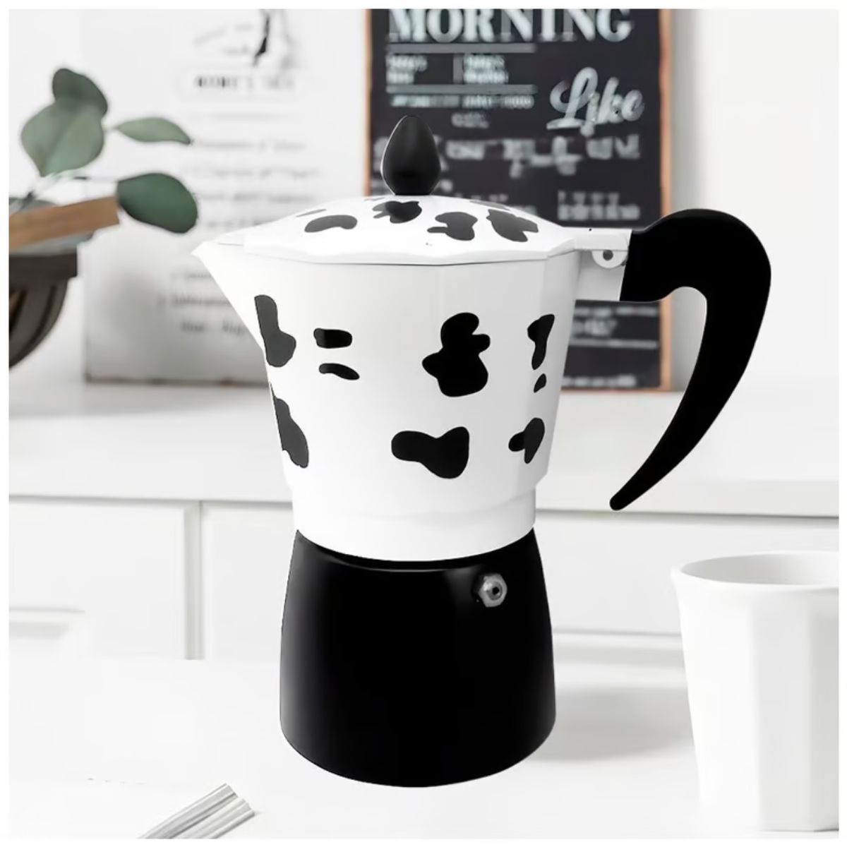 GENERICO - Cafetera moka italiana la vaca lola 6 tz