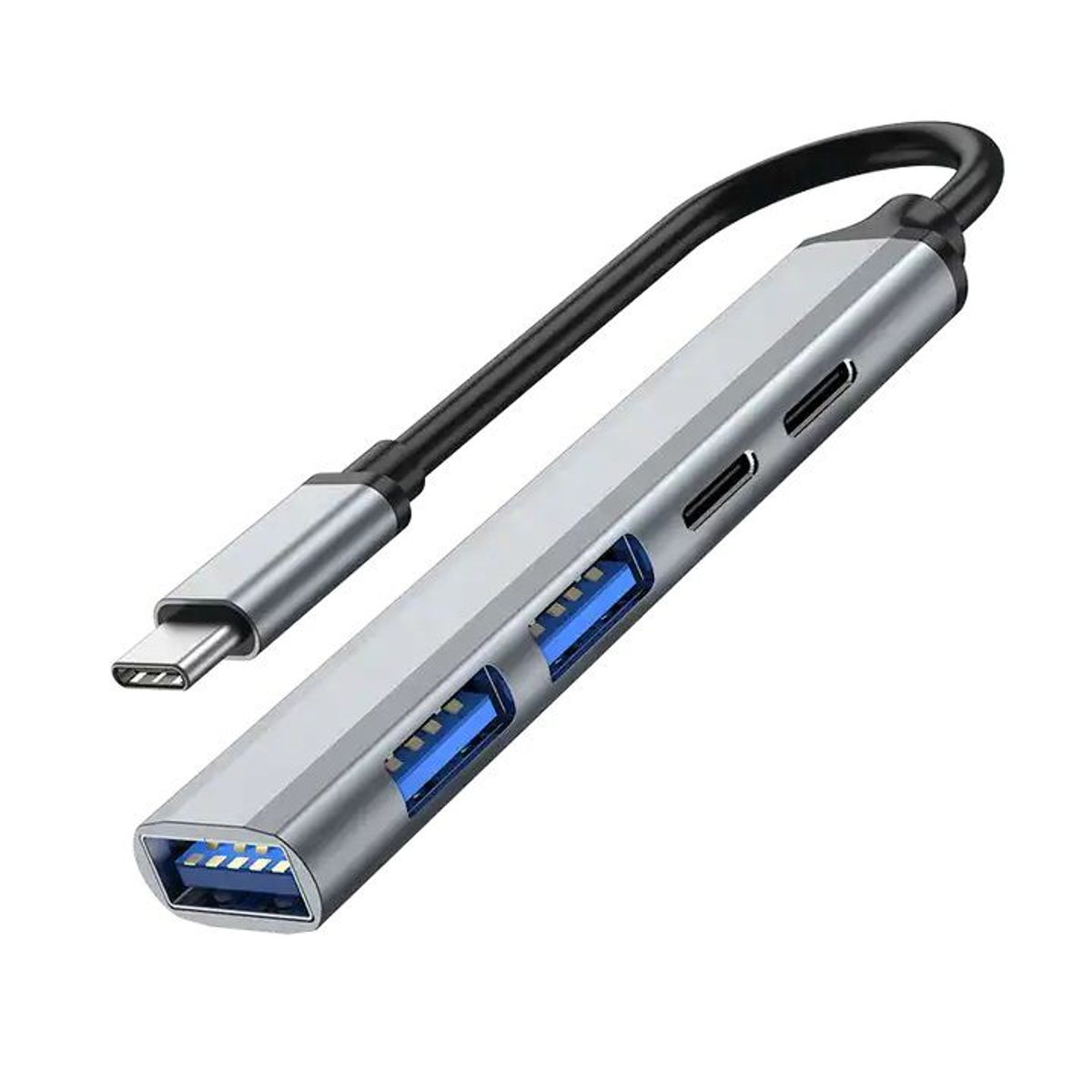 OEM - Hub Adaptador Tipo C 5 en 1 Multipuertos con Puerto de carga 65W Gamer