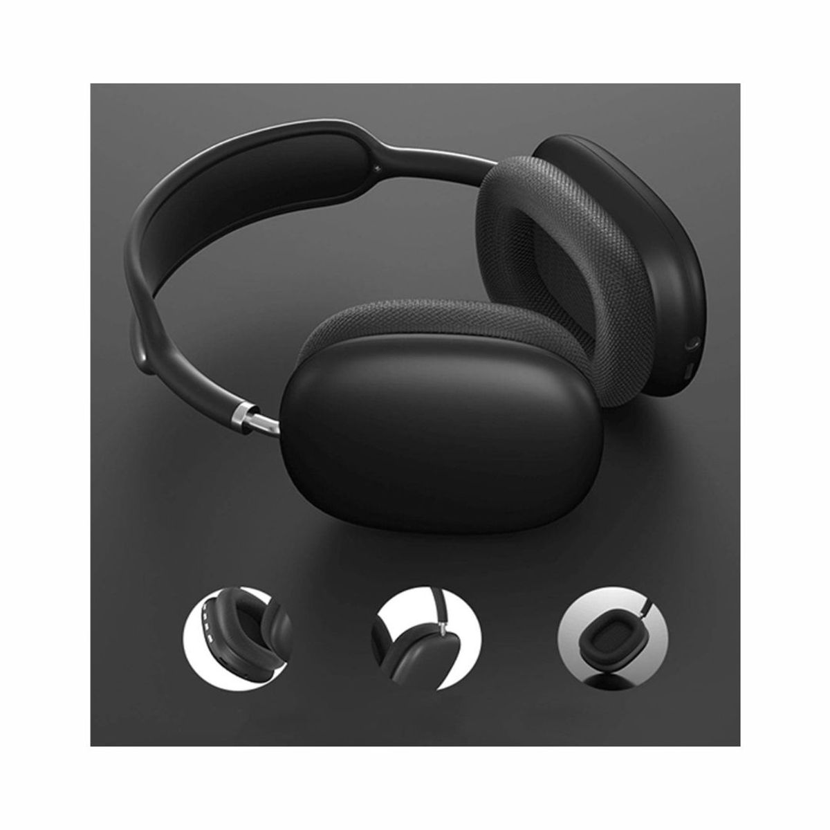 GENERICO - Audífonos Bluetooth Inalámbrico P9 Negro.