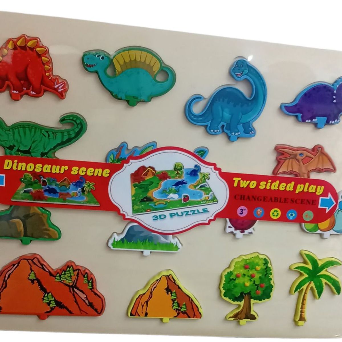 GENERICO - Tablero para Encajar Figuras en Formato 3D