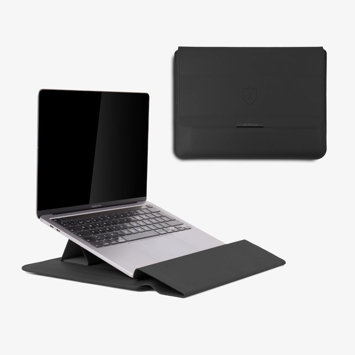 Xclusive - Funda Para Notebook con Plataforma 13-14 Pulgadas Negro  Modelo Smart Work Station Laptop