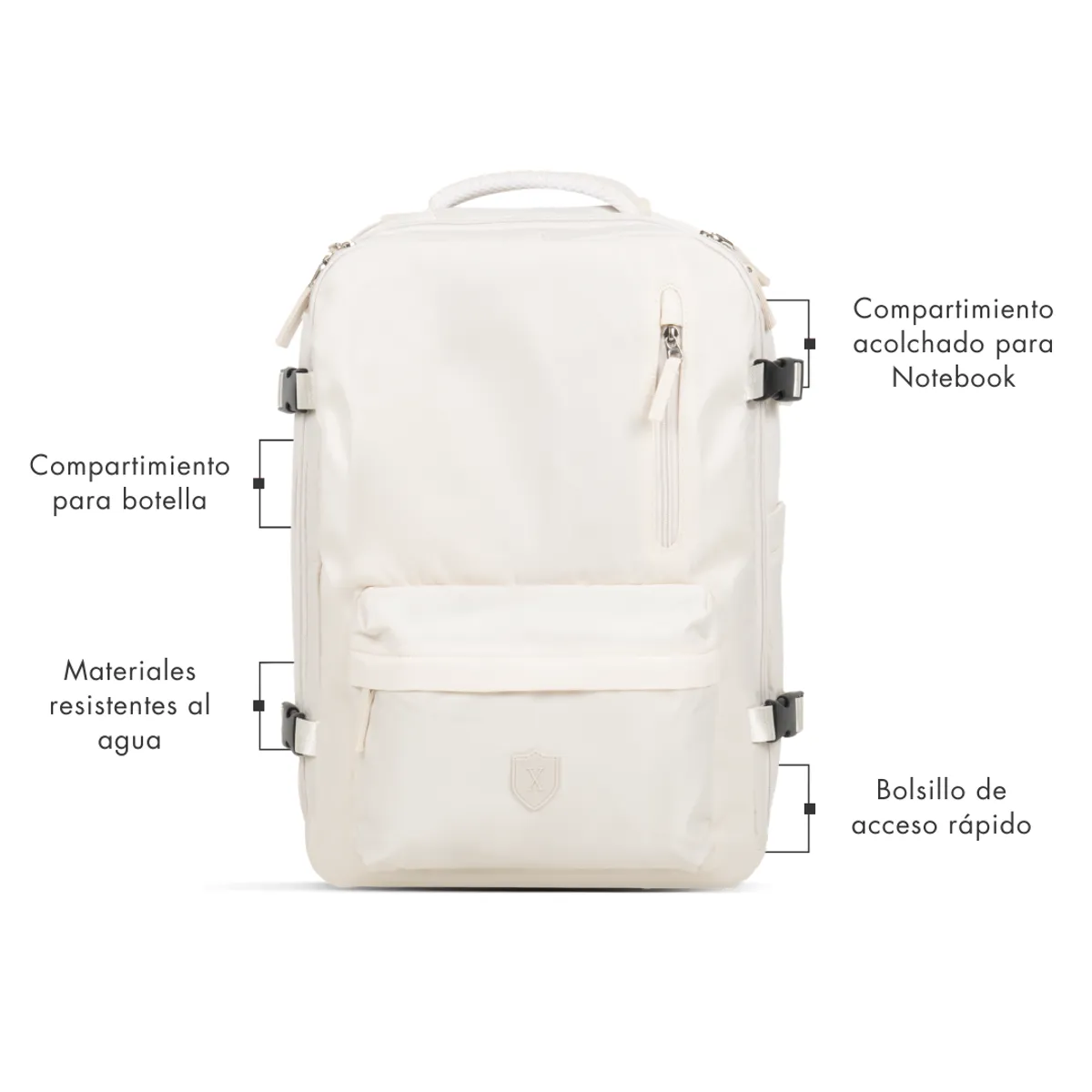XCLUSIVE - Mochila Maleta para Viajes Impermeable 29 - 39L Royal Xclusive