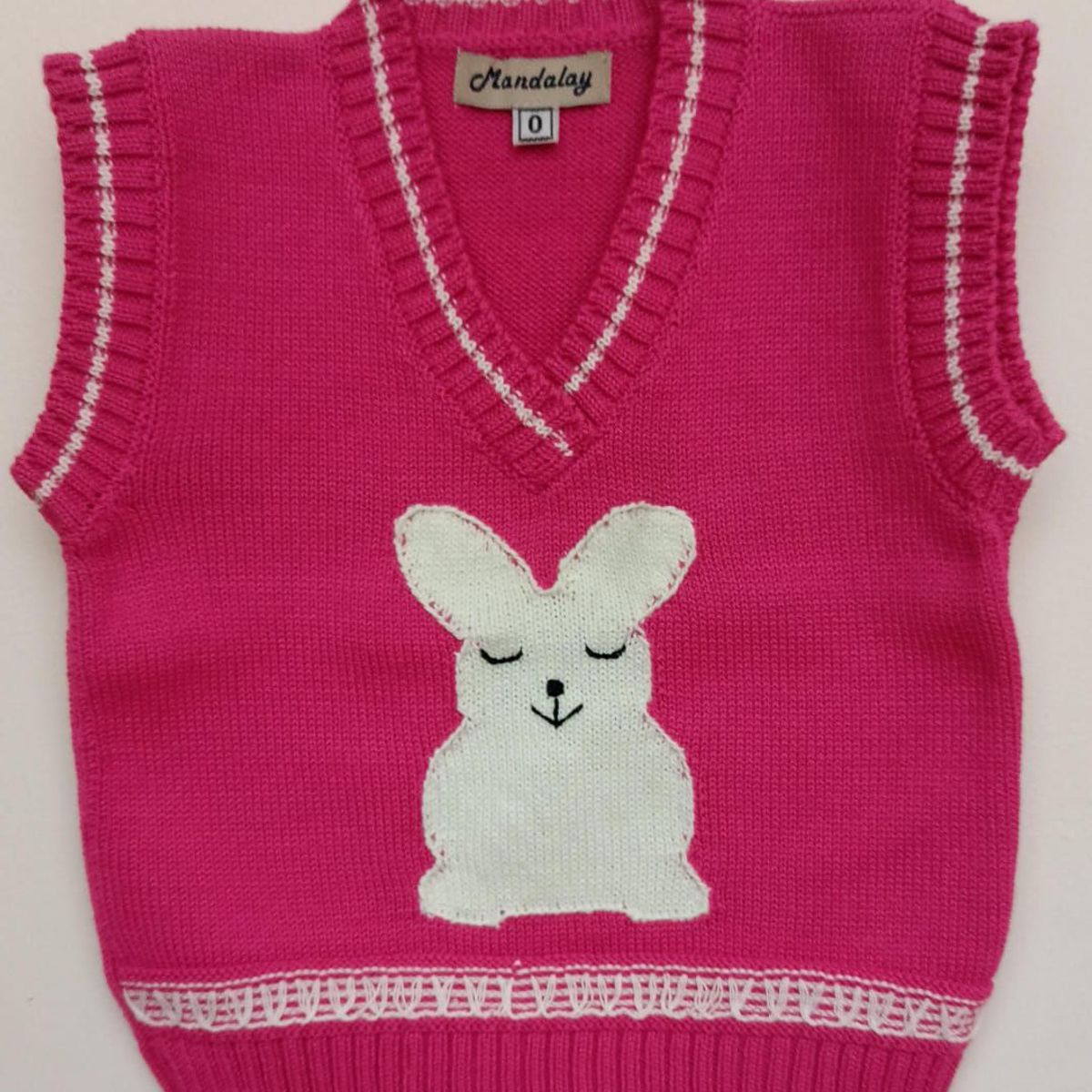 GENERICO - Pullover Chaleco Niña Coneja Mandalay Knits