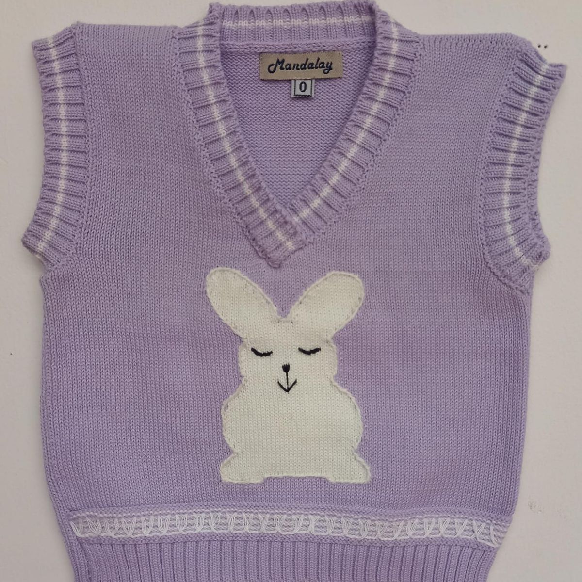 GENERICO - Pullover Chaleco Niña Lila Mandalay Knits