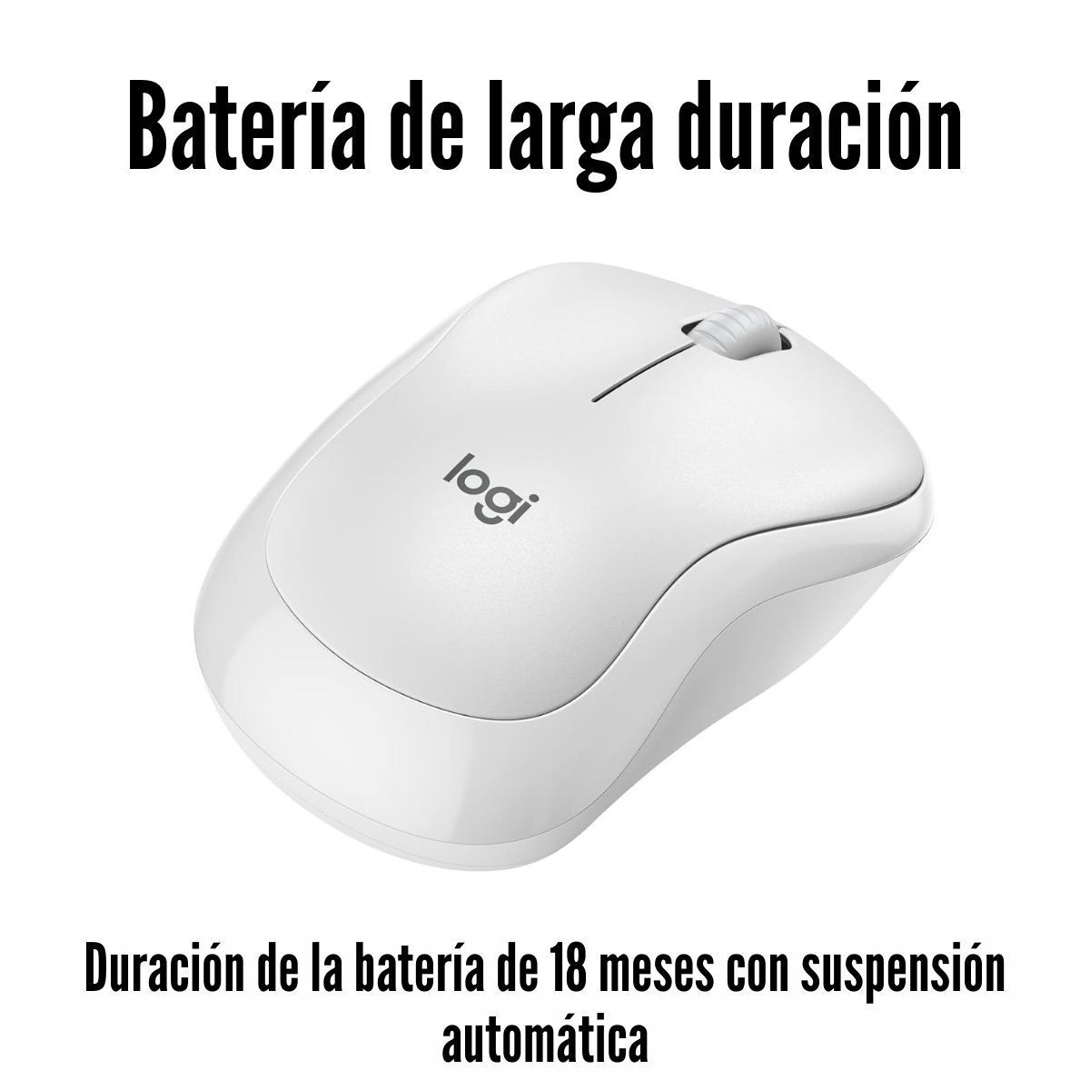 LOGITECH - Logitech - Mouse M240 Silent Bluetooth - Blanco