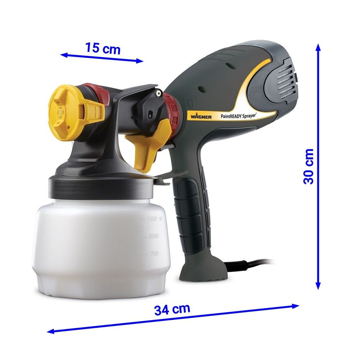 WAGNER - Combo Pistola para Pintar PR SPRAYER y Extensión HVLP