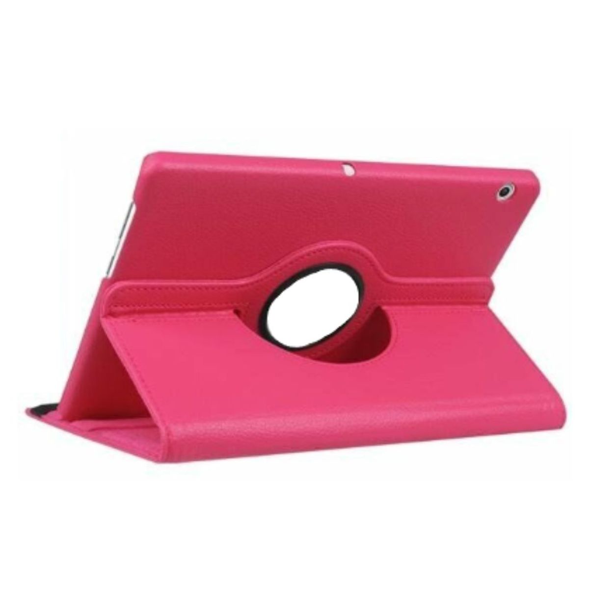 FUNDAANTIGOLPES - Funda Giratoria Fucsia para tablet Huawei MediaPad T3 9.7