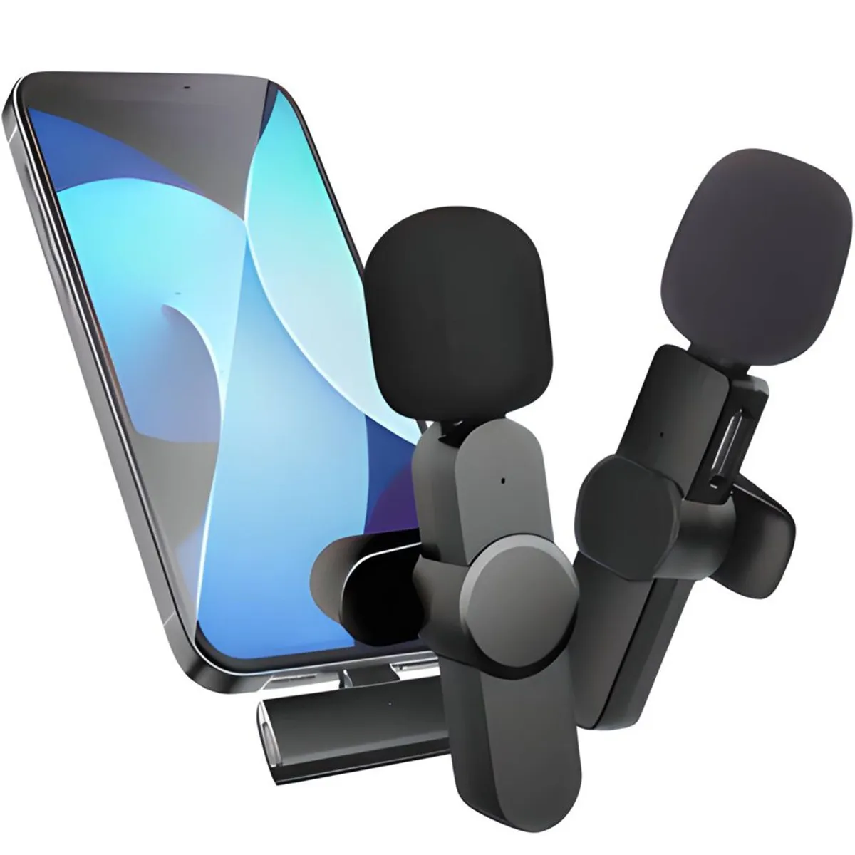 GENERICO - Micrófono inalámbrico Lavalier K11 dual tipo C