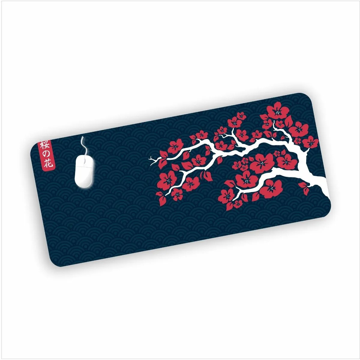 GENERICO - Mouse Pad Gamer XXL Flor de Sakura