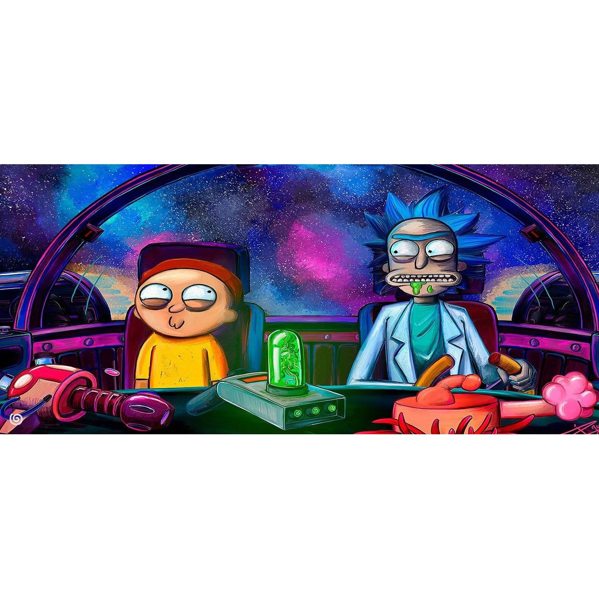 GENERICO - Mouse Pad Gamer XXL Rick and Morty