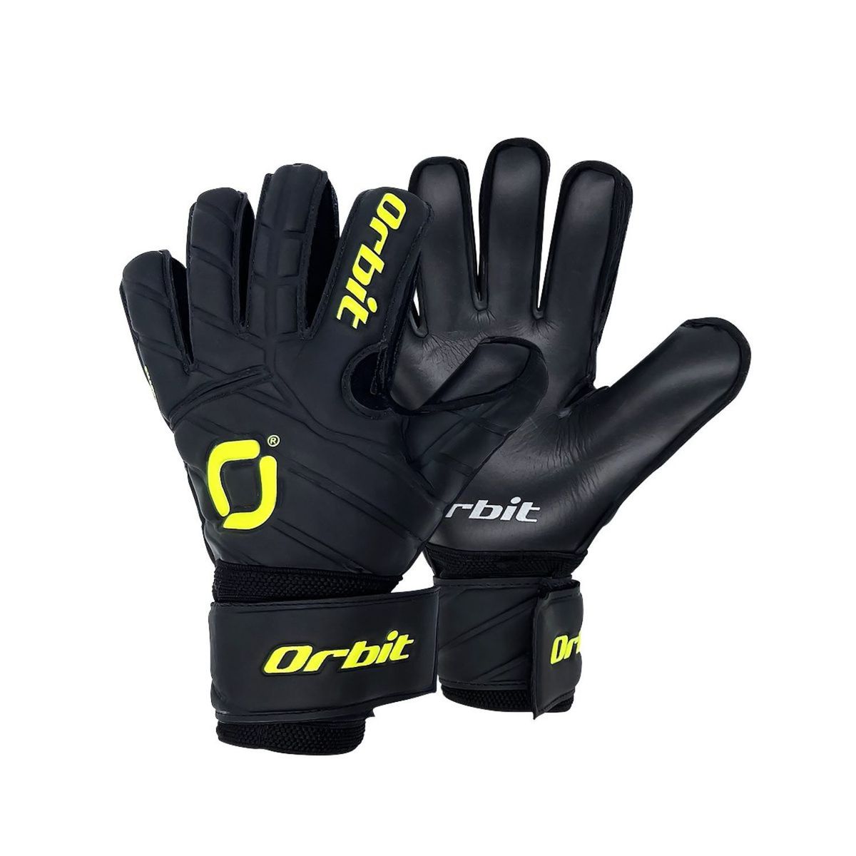 GENERICO - Guantes de Arquero Fútbol Orbit Shadow Talla 4 Amarillo